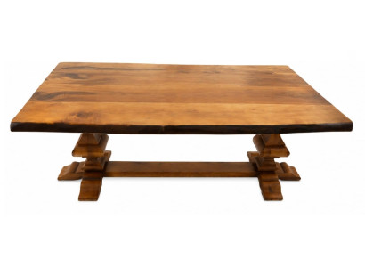 Wohnzimmertisch Massivholz Holzrahmen modernes Design rechteckig Natur