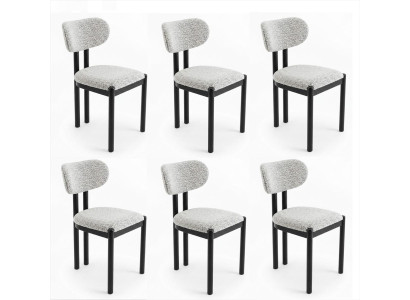 Stuhl Set Polsterstuehle Esszimmer Modern Beige Polster