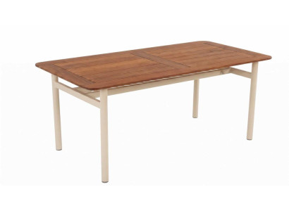Tisch Schiebetür groß geräumig schön braun moderner Stil