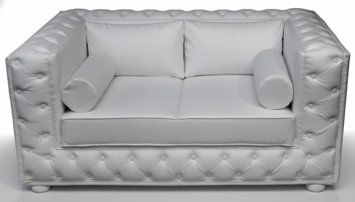 Chesterfield Couch Sofa Garnitur 3 Sitzer Polster Leder Sofas Couchen Neu  A922