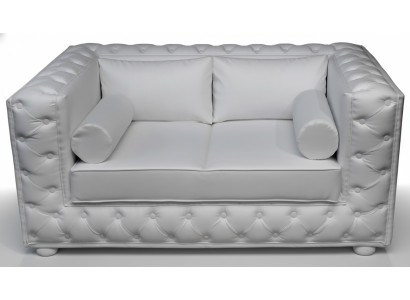 Chesterfield Couch Sofa Garnitur 3 Sitzer Polster Leder Sofas Couchen Neu  A922