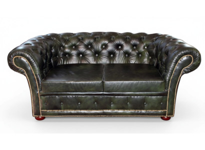 Chesterfield Couch Sofa Garnitur 3 Sitzer Polster Leder Sofas Neu LEICESTERII