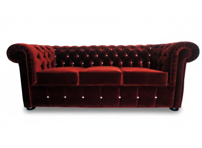 Chesterfield Sofa Couch Polster Designer 3 Sitzer Garnitur Sofas Neu CHESTER 4