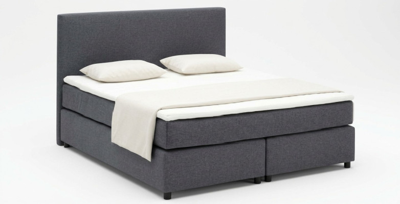 Bett Continental Boxspring Betten Polster Hoch Doppel Leder Textil Bett