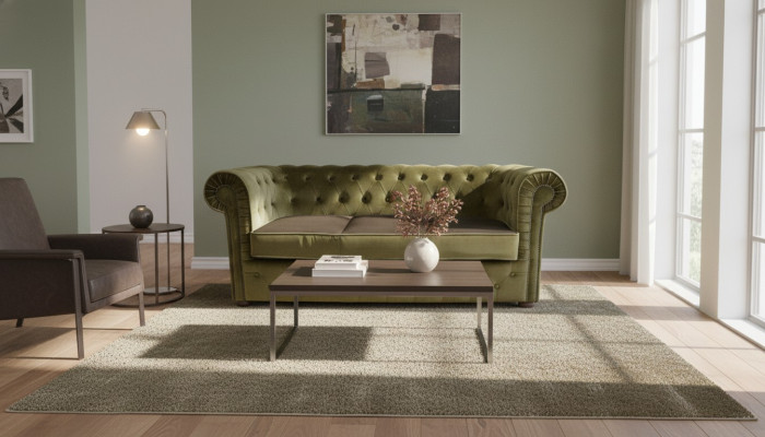 Chesterfield Samt Textil Sofa Couch Sofa Designer Garnitur Polster Sofas Neu