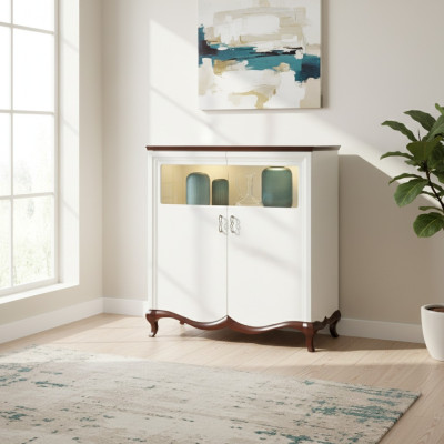 Bar Vitrine Schrank Kommode Kommoden Vitrinen Designer XXL Big Wohnzimmer MI-KB