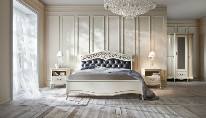 Italienische Stil Schlafzimmer Komplett Möbel Bett Nachttisch Schrank Kommode 2