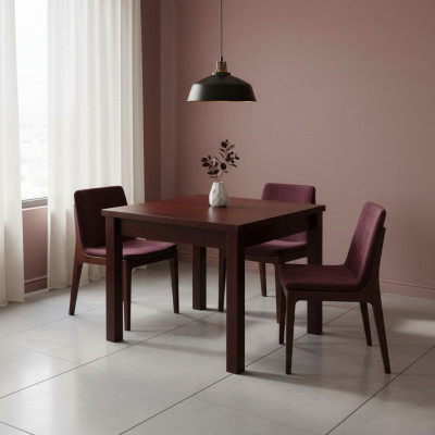 Tisch Esstisch Holztisch XXL Konferenztisch 90x90cm Ausziehbar 90x290 cm