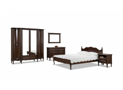 Italienische Stil Möbel Bett Nachttische Keierschrank Kommode Spiegel Komplett