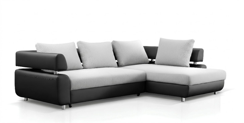 Ecksofa Wohnlandschaft + Bettfunktion Sofa Ecksofa Couch Ecke Polster Garnitur