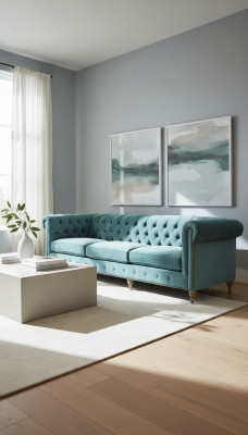 Chesterfield 3 Sitzer Sofa Couch Textil Leder Samt Garnitur Polster Sitz Neu