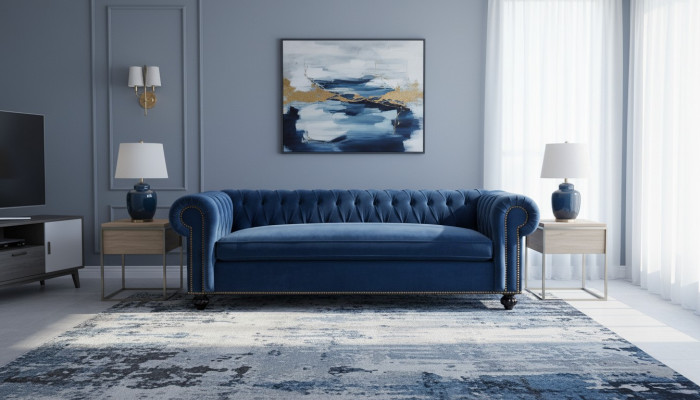 Chesterfield 3 Sitzer XXL Polster Sitz Couch Sofa Garnitur Big Couchen 2016-37