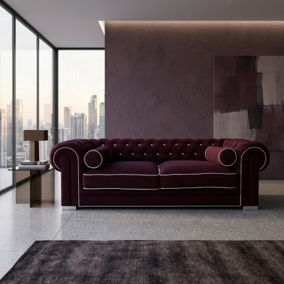 Chesterfield Sofa 3 SITZER Polster Designer Couchen Sofas Garnitur SL Sofa 20