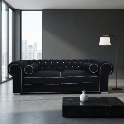 Chesterfield Sofa 3 SITZER Polster Designer Couchen Sofas Garnitur SL Sofa 25