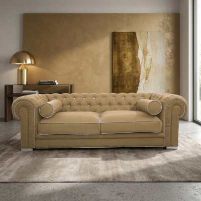 Chesterfield Sofa 3 SITZER Polster Designer Couchen Sofas Garnitur SL Sofa 29