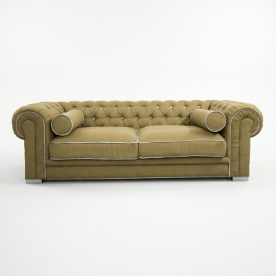 Chesterfield Sofa 3 SITZER Polster Designer Couchen Sofas Garnitur SL Sofa 29