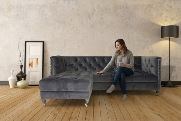 Chesterfield Sofa 3 SITZER Polster Designer Couchen Sofas Garnitur SLIII Sofa №3