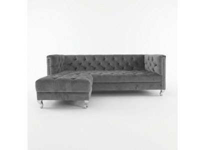 Chesterfield Sofa 3 SITZER Polster Designer Couchen Sofas Garnitur SLIII Sofa №6
