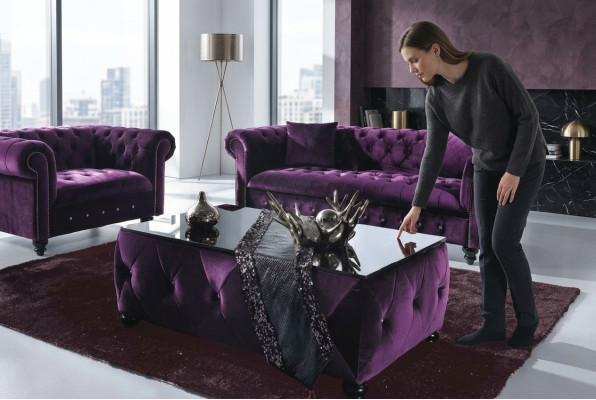 Chesterfield Sofa Polster Designer Couchen Sofas Garnitur Couch SLIII Sofa №11