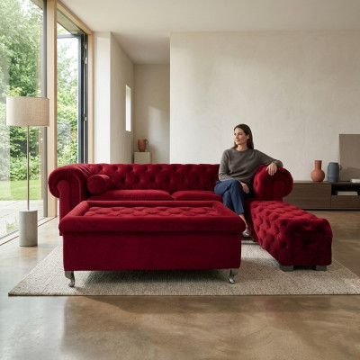 Chesterfield Sofa Polster Designer Couchen Sofas Garnitur Couch SLIII Sofa №20