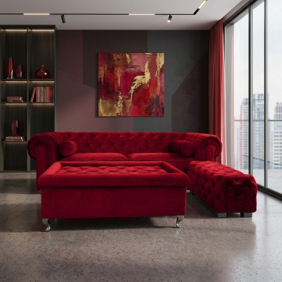 Chesterfield Sofa Polster Designer Couchen Sofas Garnitur Couch SLIII Sofa №20