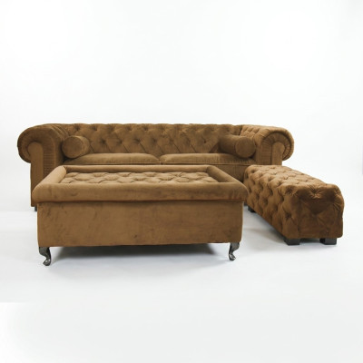 Chesterfield Sofa Polster Designer Couchen Sofas Garnitur Couch SLIII Sofa №25