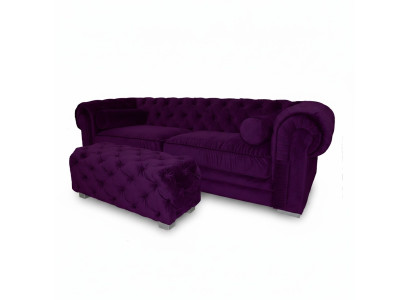 Chesterfield Sofa Polster Designer Couchen Sofas Garnitur Couch SLIII Sofa №37