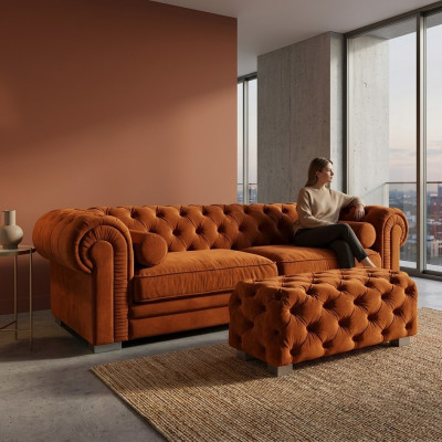 Chesterfield Sofa Polster Designer Couchen Sofas Garnitur Couch SLIII Sofa №41
