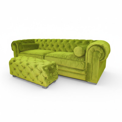 Chesterfield Sofa Polster Designer Couchen Sofas Garnitur Couch SLIII Sofa №43