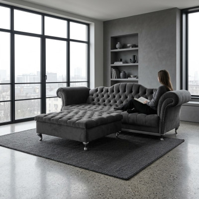 Chesterfield Sofa Polster Designer Couchen Sofas Garnitur Couch SLIII Sofa №47