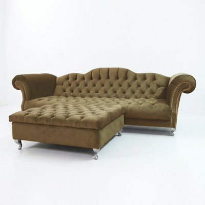 Chesterfield Sofa Polster Designer Couchen Sofas Garnitur Couch SLIII Sofa №54