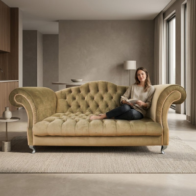 Chesterfield Sofa Polster Designer Couchen Sofas Garnitur Couch SLIII Sofa №72