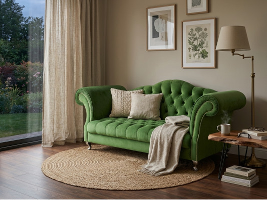 Chesterfield Sofa Polster Designer Couchen Sofas Garnitur Couch SLIII Sofa №78