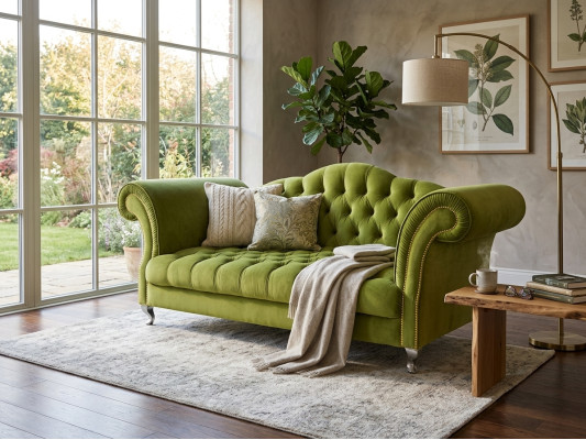 Chesterfield Sofa Polster Designer Couchen Sofas Garnitur Couch SLIII Sofa №79