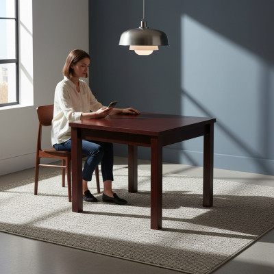 Tisch Esstisch Holztisch XXL Konferenztisch 90 x 90 cm Ausziehbar 90x240 cm