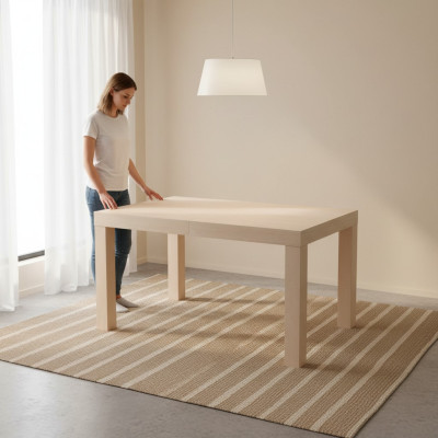 Tisch Esstisch Holztisch XXL Konferenztisch 80 x 140cm Ausziehbar 140x180 cm