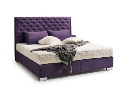 Design Polster Bett Betten Leder Doppel Hotel Ehe Schlafzimmer Boxspring Box Neu