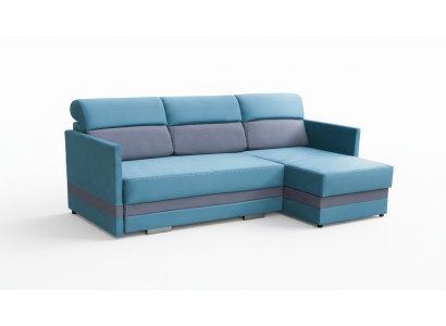 Sofa Schlafsofa Designer Sofa mit Bettfunktion + Bettkasten Ecksofa Couch NEU