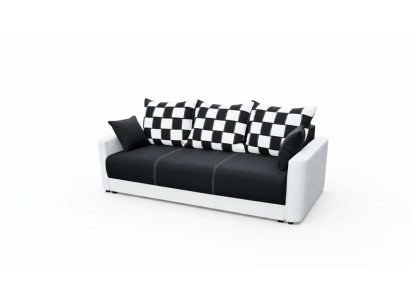 Schlafsofa 3-Sitzer mit Schlaffunktion und Bettkasten - Komfortables Klappsofa