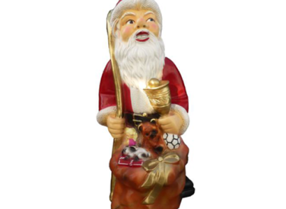 Weihnachtsmann Figur Statue Deko Figuren Dekoration Nikolaus Skulptur 73cm Neu
