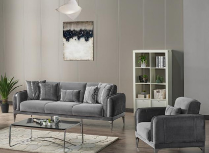 Wohnzimmer Set Sitzgruppe Sofa 3 Sitzer Dreisitzer Sessel luxuriöse Polster