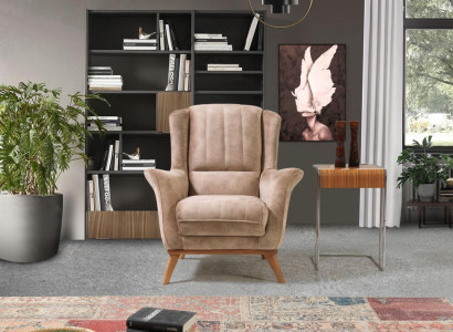 Wohnzimmer Sessel Design Couch Textil  Luxus Polster Lounge Club Einsitzer