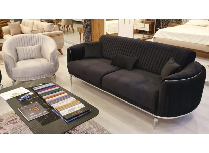 Sofagarnitur 3+1 Sitzer Couch Sofa Garnitur Couchen Modern Textil Luxus