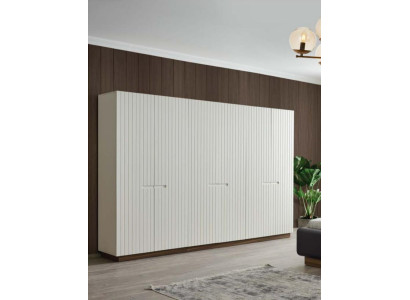 Kleiderschrank 6 türiger Schrank Schlafzimmer Möbel Kleiderschränke