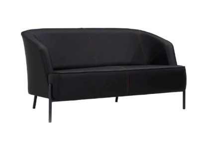 Sofa Design Sofa 2 Sitzer Stoff Einrichtung Polster Büromöbel Leder Sofas Textil