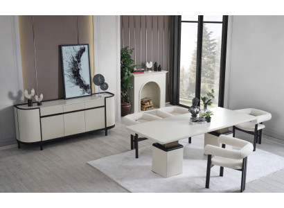Stuhl Set Stühle Polster Garnitur Küchen Wohnzimmer Esszimmer Set Designer 4x