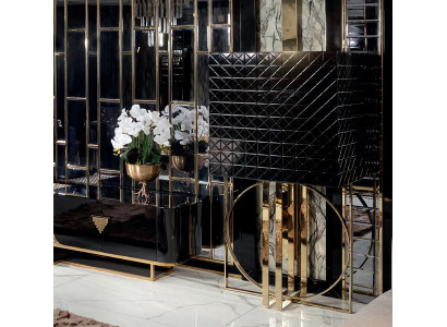 Vitrine Wohnzimmer Modern Luxus Edelstahl Holz Schrank Designer Bar Schränke Neu