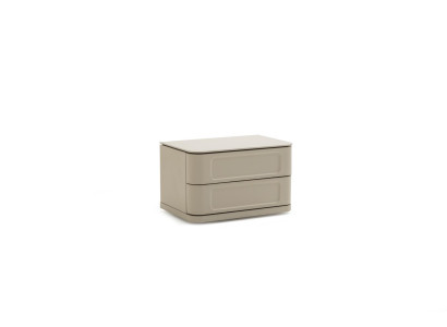 Schlafzimmer Nachttisch Nachtschrank Holz Beistelltisch Modern Möbel Beige