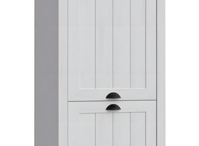 Kleiderschrank Holzschrank Stoff mit Schubladen ausziehbarer Kleiderbügel