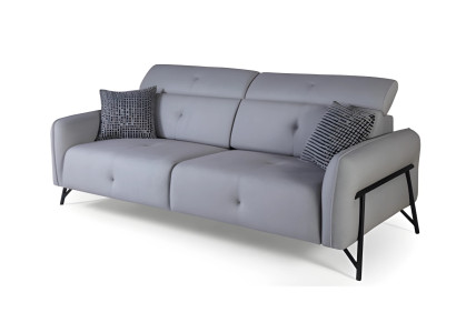 Sofa 3 Sitzer Textil Sofas Polster Garnitur Moderne Couchen Sitz Dreisitzer